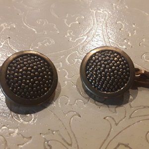 Vintage Gold Tone Cuff Links